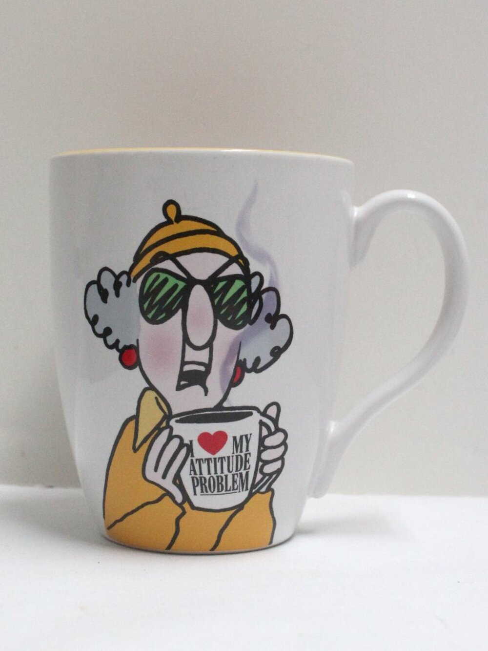 Maxine's I Love My Attitude Problem Graphic Coffee Tea or Beverage Cup